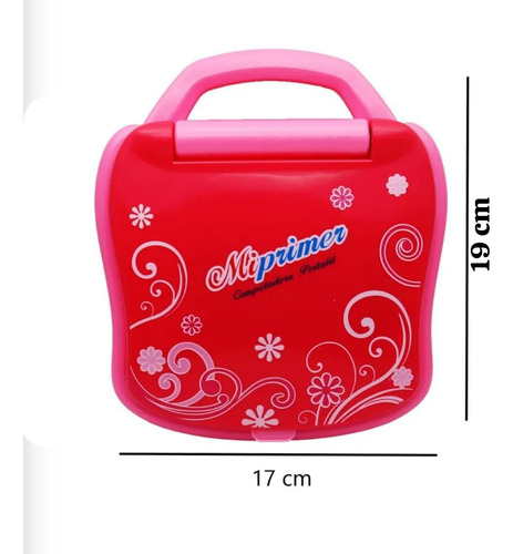Computadora Interactiva Para Niños Tipo Laptop Español Rosa