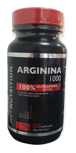 Arginina 1000 - My Nutrition - 60 Capsulas