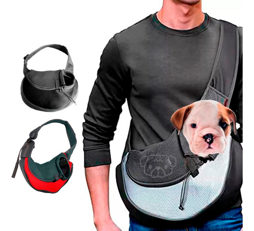 Cargador Bolso Maleta Canguro Mascotas Perros Cachorros S