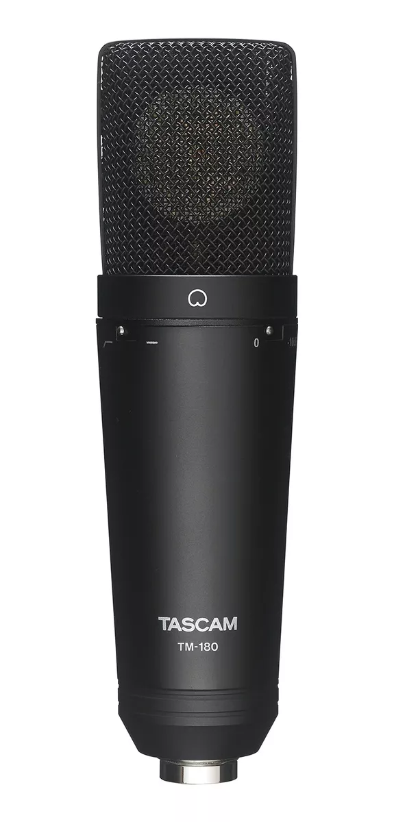 Microfono Condensador Tascam Tm-180 Funda + Araña Pr