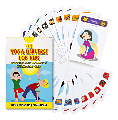 Tarjetas De Yoga Para Niños Guía De Asanas Y Equilibrio
