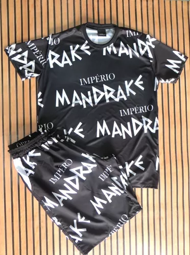 Kit Império Mandrake Cria de Quebrada Favela Camiseta + Bermuda Cod 06