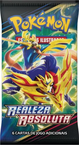 Cartas Pokémon Blister Triplo Realeza Absoluta Rilaboom - Copag