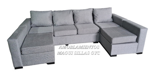 Sillón De 4 Cuerpos Con 2 Camastros En Chenille  