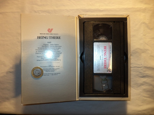 Vhs (1980) Being There. Peter Sellers, Shirley Maclaine (Usado)