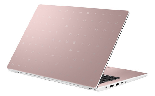 Imagen 5 de 6 de Notebook Asus VivoBook E410MA rosa táctil 14", Intel Celeron N4020 4GB de RAM 128GB SSD, Intel UHD Graphics 600 60 Hz 1366x768px Windows 10 Home