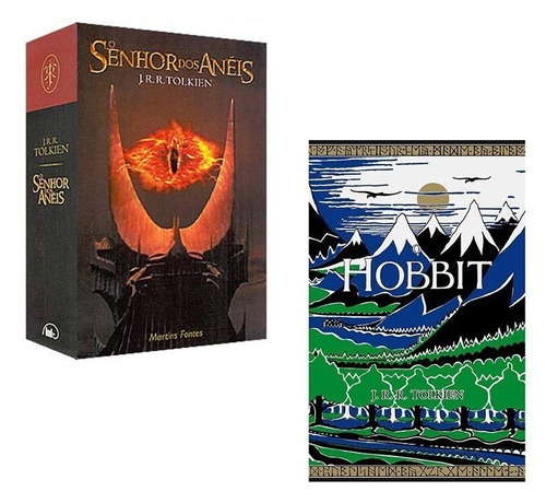 Kit Livros Tolkien - O Senhor Dos Anéis + O Hobbit #