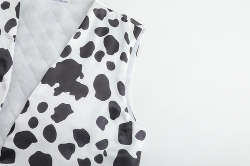Smifcaalor Chaleco De Disfraz Con Estampado De Vaca Para Hom