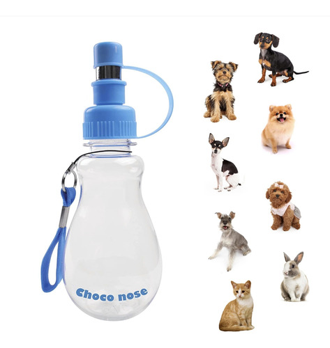 Choco Nose H258 - Botella De Agua Porttil Para Mascotas, Per