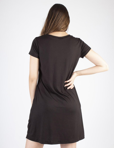 Imagen 5 de 7 de Vestido Relajado Con Bolsas Amad Mujer Básicos Corto