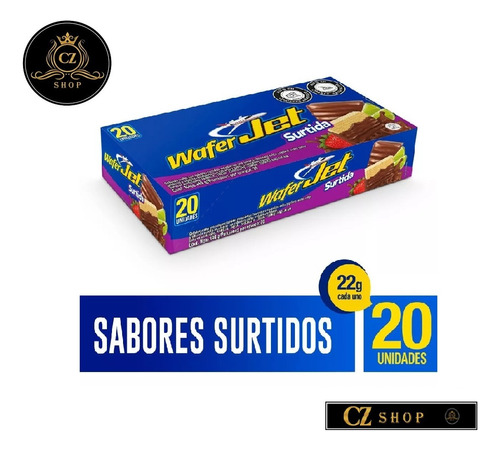 Galleta Jet Wafer Surtida 20 Un