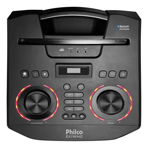 Caixa De Som Amplificada Philco Pcx35000 3500w Preta