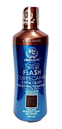 Herbacol Tonico Capilar Cubrecanas Chocolate 240ml