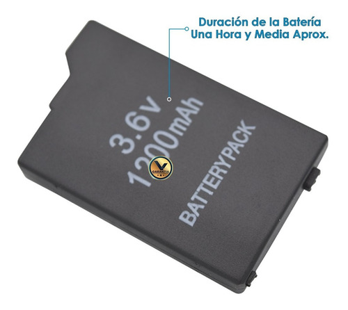 Imagen 4 de 7 de Batería Compatible Con Psp Slim Portable