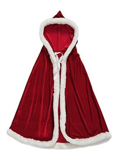 Capa Navidad Mrs. Santa Claus Velvet.