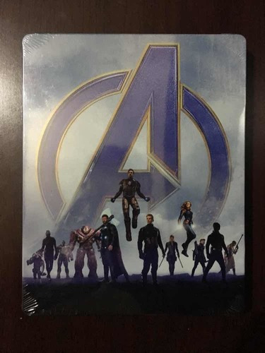 Steelbook Blu-ray Duplo Vingadores Ultimato Lacrado + Brinde (Usado)