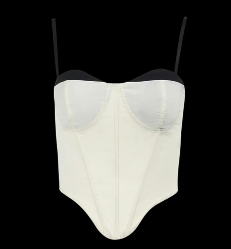 Top Para Mujer En V Con Varillas Talla Grande
