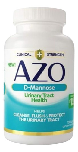 Azo D-mannose 120 Capsulas Salud Del Tracto Urinario