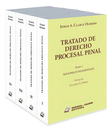 Tratado De Derecho Procesal Penal Clariá Olmedo 8 Tms (rc)