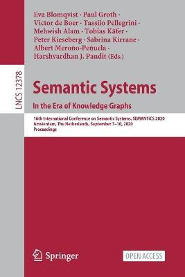 Libro Semantic Systems. In The Era Of Knowledge Graphs : ...
