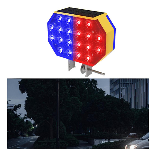 Luz Estroboscópica Solar Luz De Advertencia De Tráfico Led