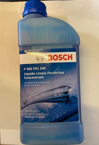 Imagen 1 de 3 de Bosch Liquido Limpia Parabrisas Concentrado 1 Litro Ionlux