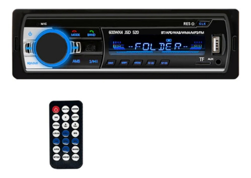 Radio De Auto 12v Bluetooth, Aux.pendrive