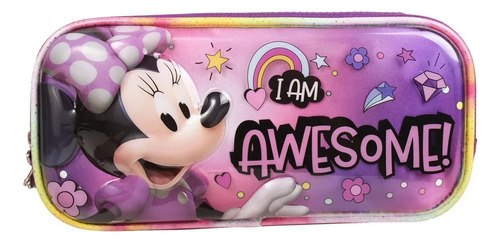 Lapicera Ruz 174599 Violeta Doble Cierre Minnie