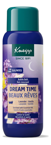 Kneipp Dream Time - Bano De Burbujas De Aromaterapia De Lava