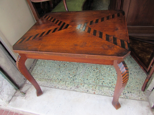 Antigua Mesa De Sala Ratona, Madera (Usado)