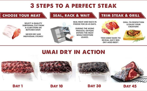 Umai Dry Bolsas De Membrana Transpirables Para Añejar Carne