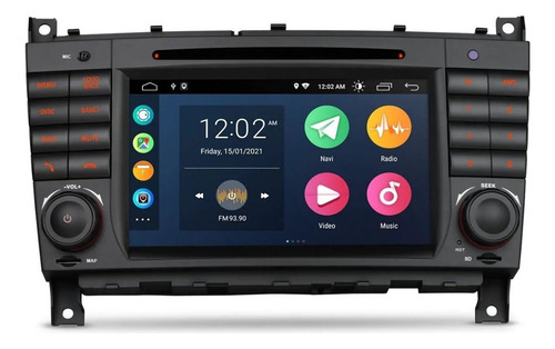 Mercedes Benz Android Carplay Clase Clk C G Bluetooth Radio