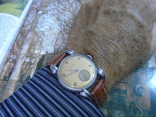 Longines Antigo Art Deco Grab Feet 1944 Cal 27m Raro Coleção