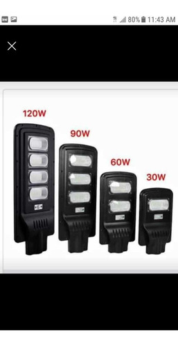 Imagen 1 de 1 de Lámparas Solares Desde 60 Watts Hasta 400 Watts
