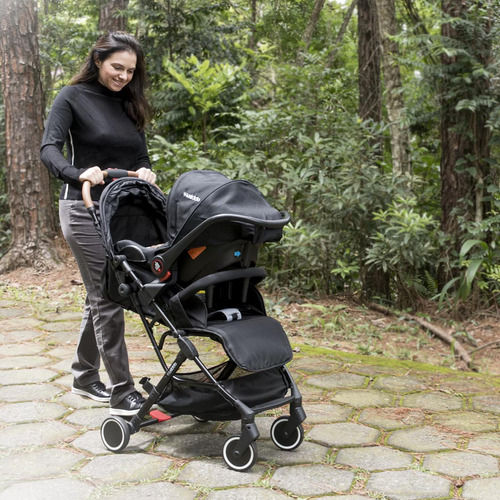 Carrinho De Bebê Kiddo Sprint Berço Passeio Fecha Uma Mão