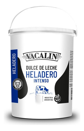 Dulce De Leche Heladero Vacalin Intenso Balde X 10 Kg 