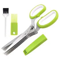 Comprar Tijeras De Hierbas 5 Cuchillas Y Funda, Tijeras De Cort...