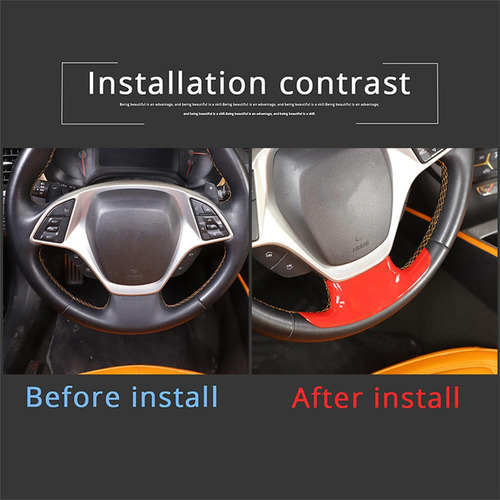 Cubierta Decorativa Para Volante Abs 1 Pieza Compatible Con
