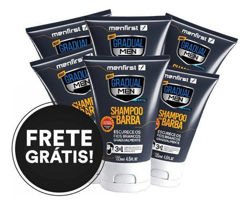 Shampoo Gradual Men Barba (6x)