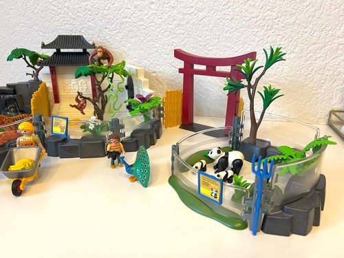 Escenario Playmobil Recinto Animales Asiáticos Variado (Usado)