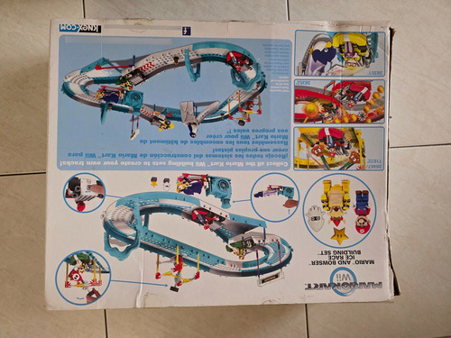 Mario Kart Wii Knex Ice Race Building Set Completo Original 182 Mario Bros (Usado)