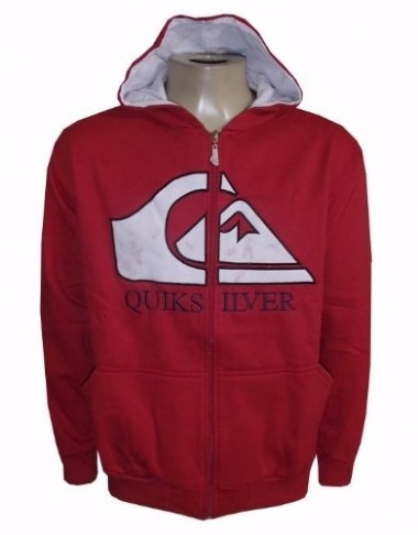 moletom quiksilver vermelho