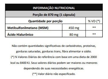 Kpsula Ácido Hialurônico + Msm Optimal - Ekobe