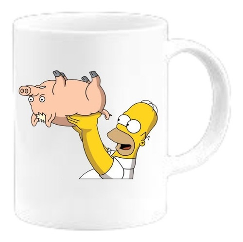 Taza Personalizada Amor Los Simpson