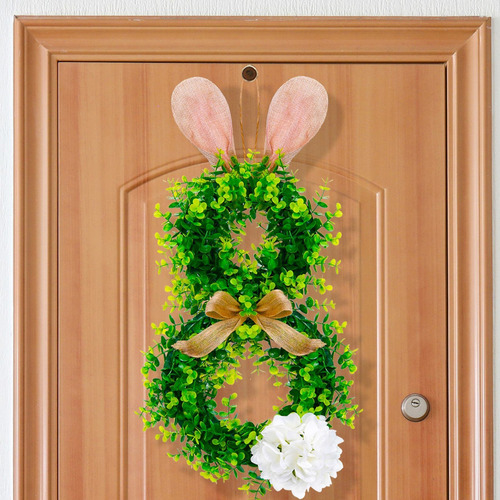 N New, Adorno De Pascua, Corona De Orejas Para Ventana, Esca