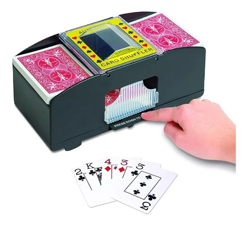 Barajador Mezclador Automático De Cartas Juegos Póker Naipes