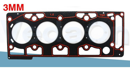 Imagem 1 de 2 de Junta Cabeçote Med 3mm Ford Fiesta Ka 1.0 8v Zetec Rocam