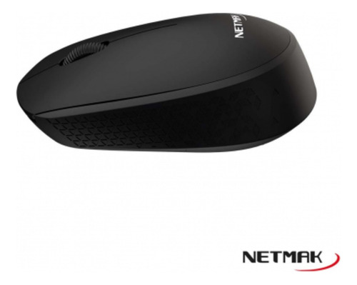 Mouse Inalambrico Portable Usb Compacto 1200 Dpi Netmak M680 Color Negro Negro
