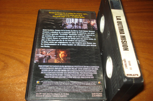 Vhs La Última Misión (2001) (Usado)