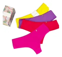 Comprar Kit 4 Calcinhas Fio Larga Feminino Diamantes Lingerie